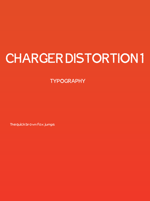 Charger Distortion 1 Poster