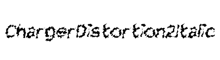 Charger Distortion 2 Italic  नि: शुल्क फ़ॉन्ट्स डाउनलोड