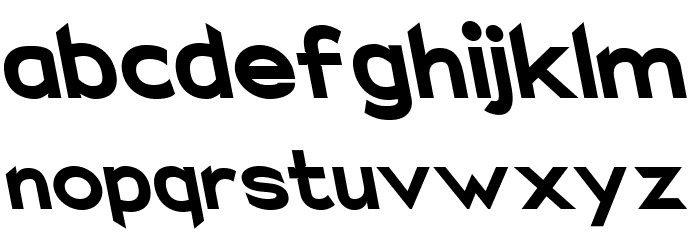 Charger EcoBlack Opposite Oblique Font LOWERCASE