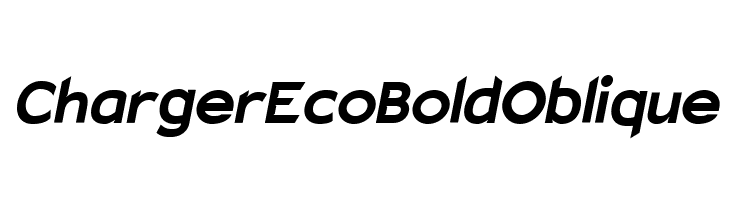 Charger EcoBold Oblique  baixar fontes gratis