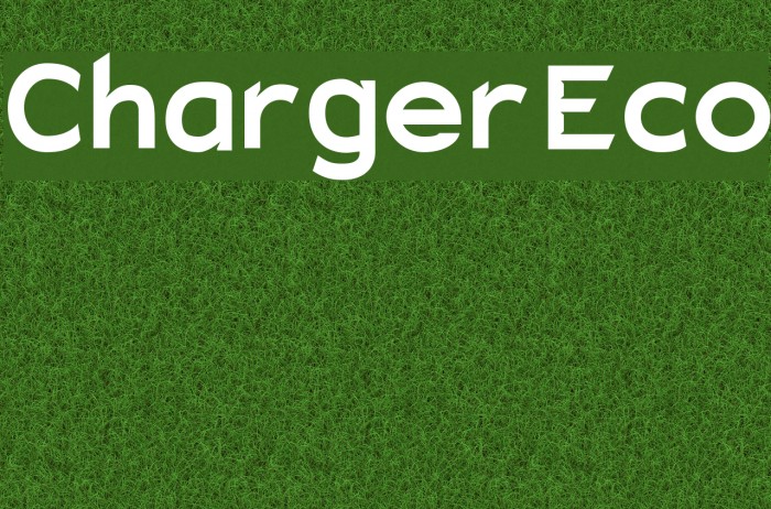 Charger Eco Font examples