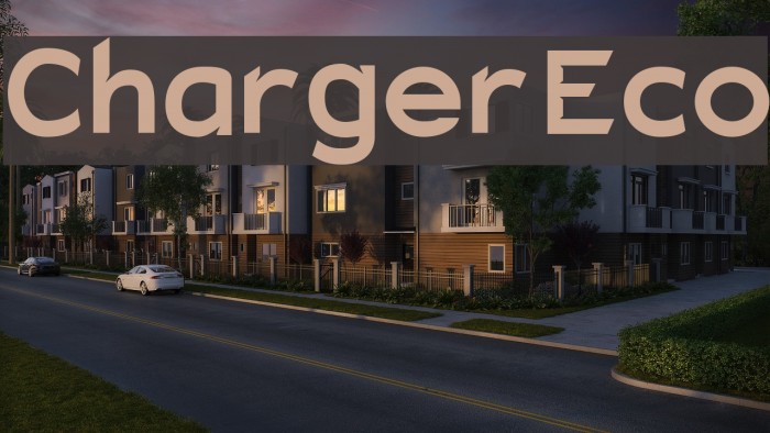 Charger Eco Font examples