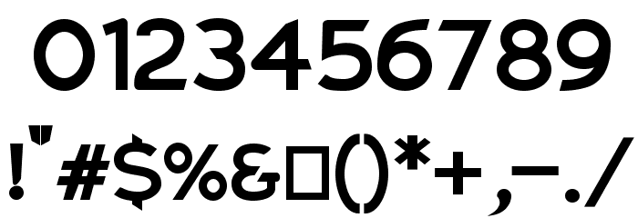 Charger ExtraBold フォント その他の文字