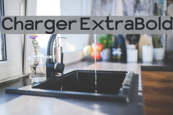 Charger ExtraBold フォント examples