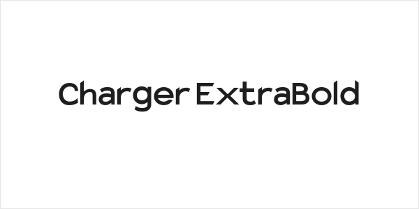 Charger ExtraBold Logo