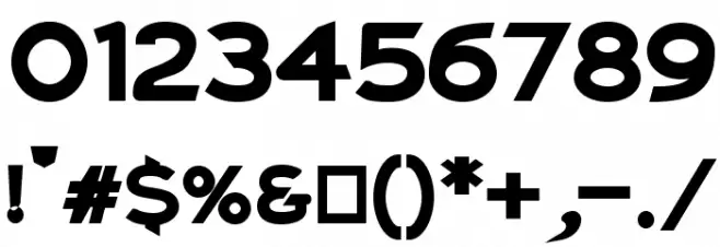 Charger Hemi フォント その他の文字