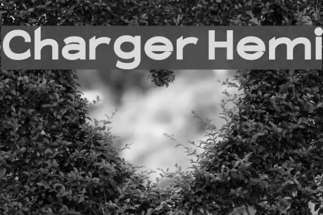 Charger Hemi フォント examples