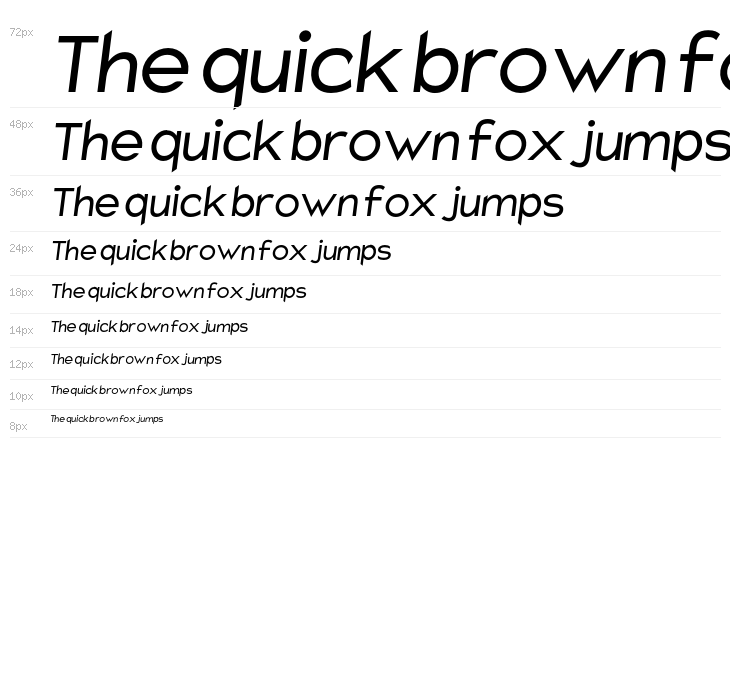 Charger Italic Waterfall