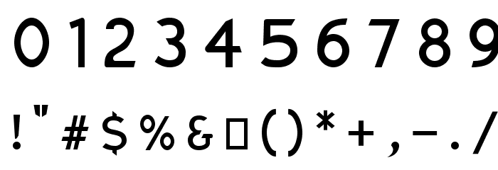 Charger Monospace Condensed Font OTHER CHARS