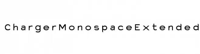 Charger Monospace Extended  les polices de caractères gratuit tlcharger