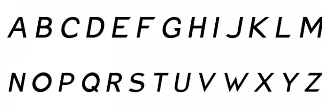 Charger Monospace Italic フォント 大文字