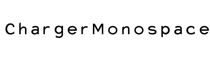 Charger Monospace  baixar fontes gratis