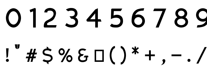 Charger Monospace Font OTHER CHARS