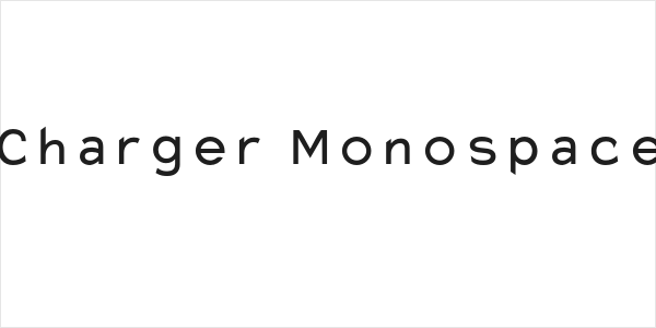 Charger Monospace Logo