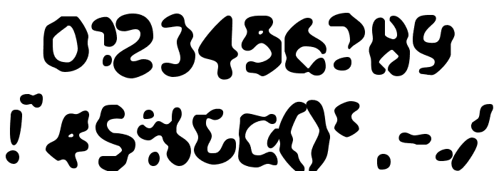 Charger Overspray Font OTHER CHARS