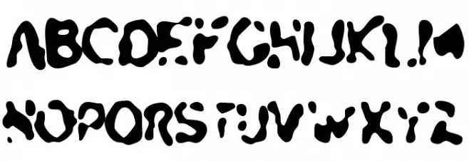 Charger Overspray Schriftart Groß