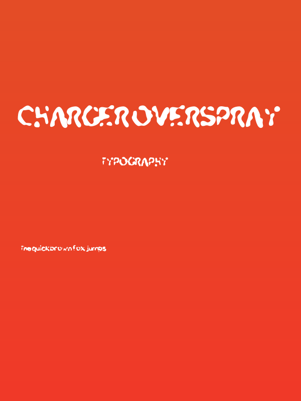 Charger Overspray Poster
