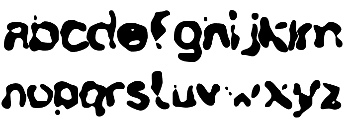 Charger Overspray Font LOWERCASE