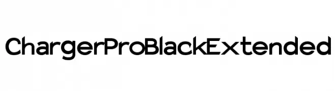 Charger Pro Black Extended  baixar fontes gratis