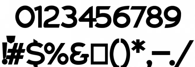 Charger Pro Black Extended Font OTHER CHARS