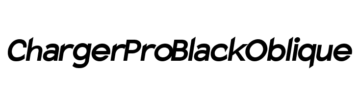 Charger Pro Black Oblique  नि: शुल्क फ़ॉन्ट्स डाउनलोड