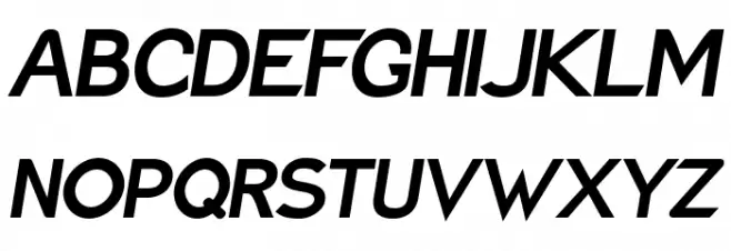 Charger Pro Black Oblique Schriftart Groß