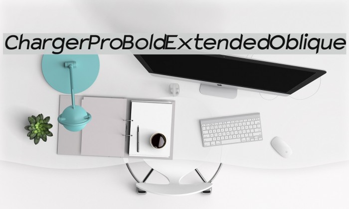 Charger Pro Bold Extended Oblique Font examples