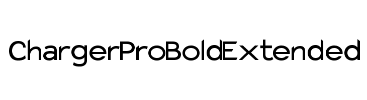 Charger Pro Bold Extended  font caratteri gratis