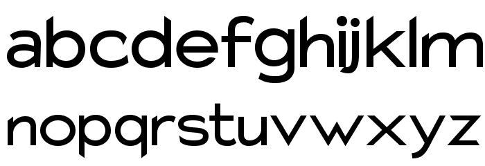 Charger Pro Bold Extended Font LOWERCASE
