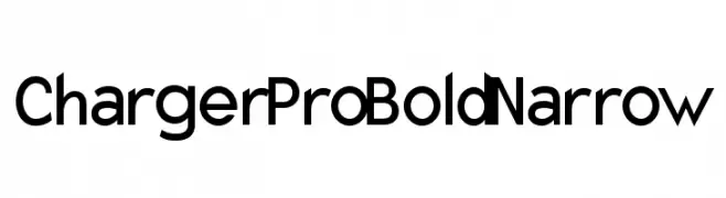 Charger Pro Bold Narrow  baixar fontes gratis