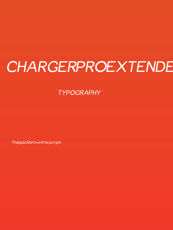 Charger Pro Extended Oblique Poster