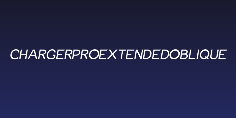 Charger Pro Extended Oblique Social Header