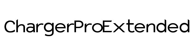 Charger Pro Extended  フリーフォントのダウンロード