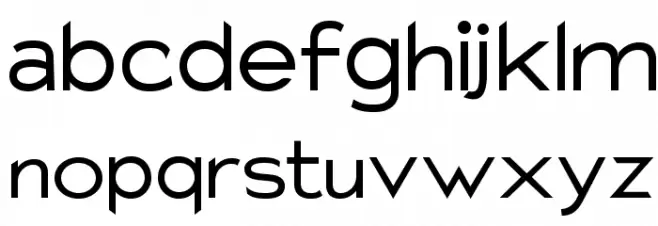 Charger Pro Extended Schriftart Kleinbuchstaben