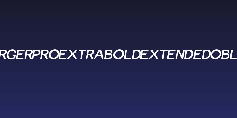 Charger Pro Extrabold Extended Oblique Social Header