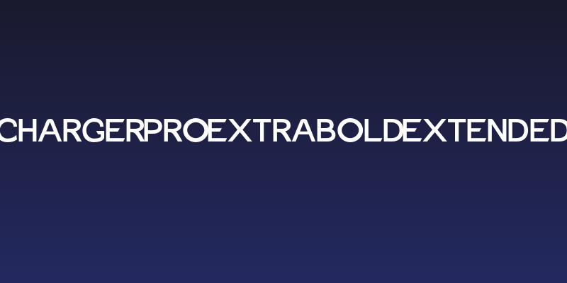 Charger Pro Extrabold Extended Social Header
