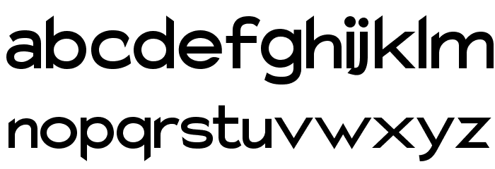 Charger Pro Extrabold Extended Font LOWERCASE
