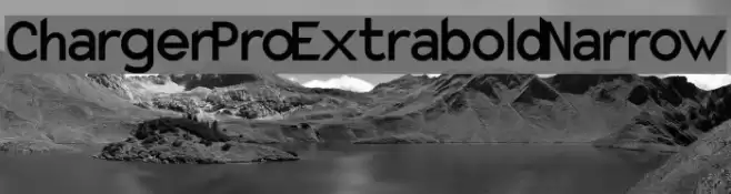 Charger Pro Extrabold Narrow Font examples