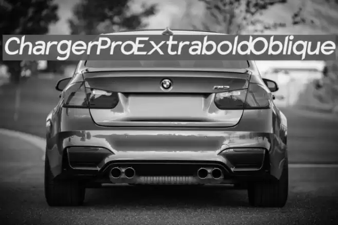 Charger Pro Extrabold Oblique examples