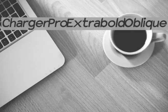 Charger Pro Extrabold Oblique examples