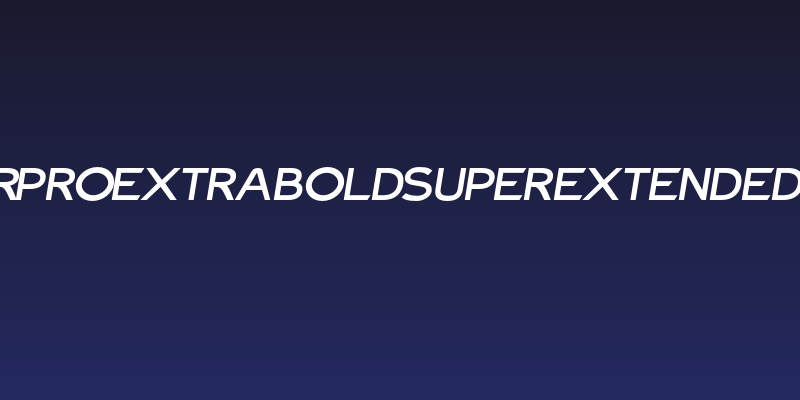 Charger Pro Extrabold SuperExtended Oblique Social Header