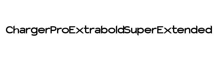Charger Pro Extrabold SuperExtended  Descarca Fonturi Gratis