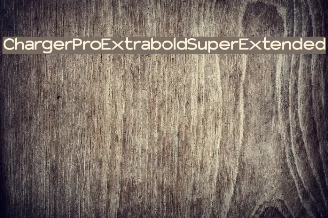 Charger Pro Extrabold SuperExtended Example 3