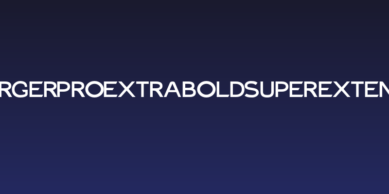 Charger Pro Extrabold SuperExtended Social Header