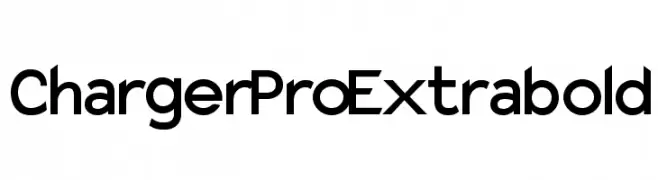 Charger Pro Extrabold  font caratteri gratis