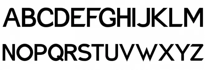 Charger Pro Extrabold フォント 大文字