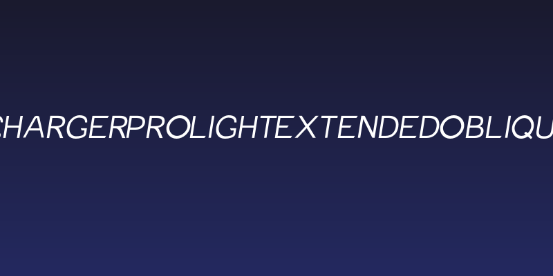 Charger Pro Light Extended Oblique Social Header
