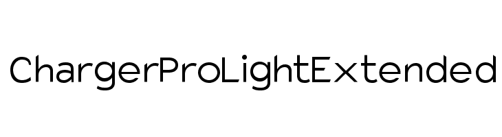 Charger Pro Light Extended  Free Fonts Download