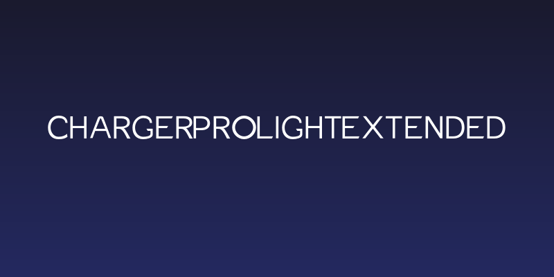 Charger Pro Light Extended Social Header