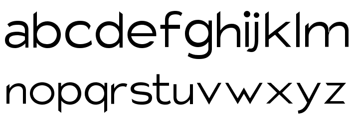 Charger Pro Light Extended Font LOWERCASE